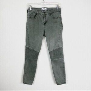 Pistola Audrey Moto Grey Skinny Jeans Size 30